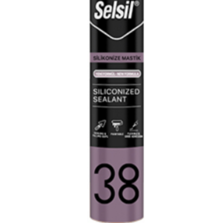 SELSİL SİLİKONİZE MASTİK SİYAH ADET