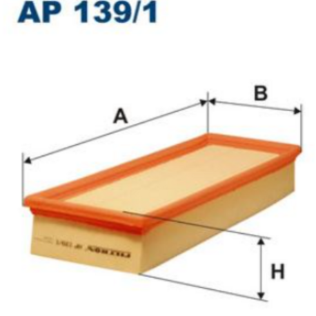 FİLTRON AP 139/1 HAVA FİLTRESİ