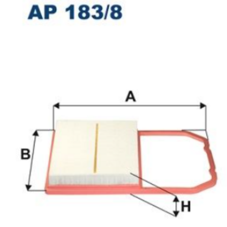 FİLTRON AP 183/8 HAVA FİLTRESİ