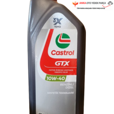 Castrol Gtx 10W40 Motor Yağı 1 Litre