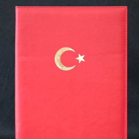 Kadife İç Kaplamalı Deri İmza Dosyası A4 – El Yapımı, Kurumlara Özel Üretim