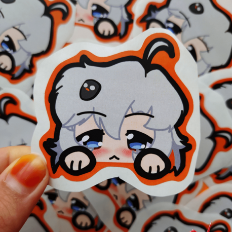 Vacnuo Lurk (Dışı Turuncu) Sticker