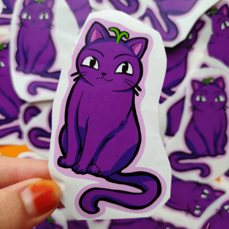 Dikkatkedivar Sticker (Sola Dönük)