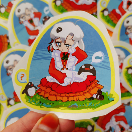 Vacnuo ve Penguenler Sticker