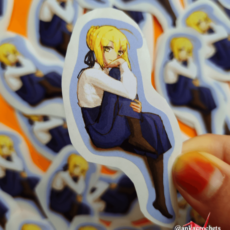 Saber (Sağa Dönük) Sticker