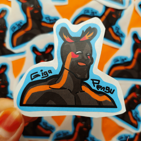 Giga Penguen Sticker