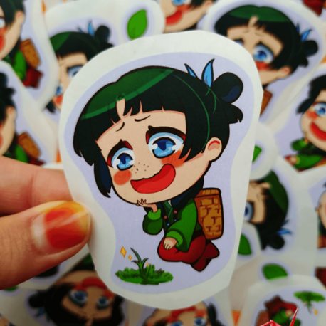 Maomao ve Bitkiler Sticker
