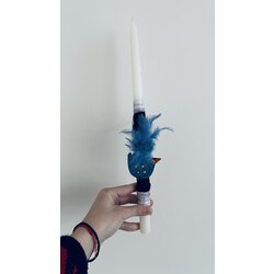Easter candle w/bird pin 