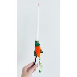 Easter Candle | Carrot hair clip