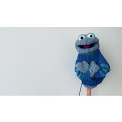 striped monster puppet | kukla (pre-order)