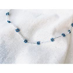 Tiny Daisies Necklace w Gold | July'19