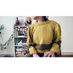 mustard wool pullover