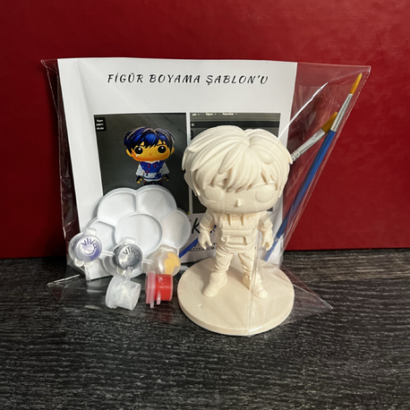 Valorant Iso funko pop figür boyama seti 