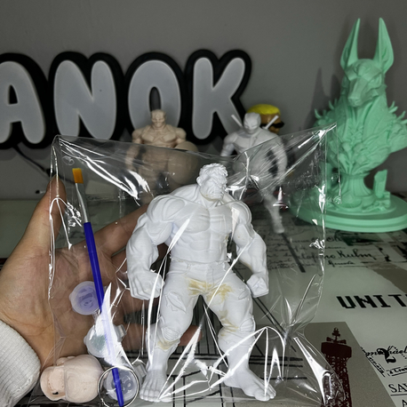 Hulk koleksiyon figürü boyama seti