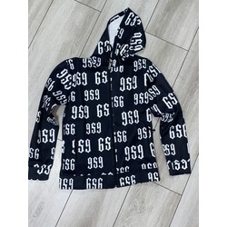 Erkek 959 Baskılı Paraşüt Kumaş Kapüşonlu Ceket