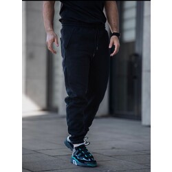Siyah 3 İplik Şardonlu Eşofman