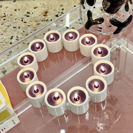 Ikea PS Interlock Tealight Ceramic Candle Holder Set 