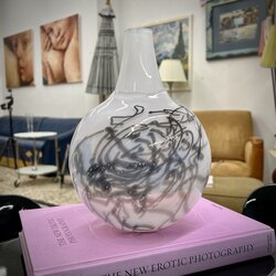 Kosta Boda 'Scribble' Vase