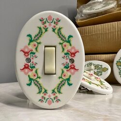 Melür San. Japon Gülü Vintage Elektrik Anahtarları 