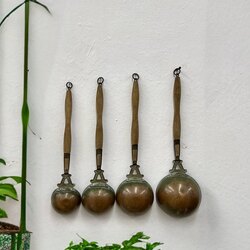 Art Deco Bakır Kepçe Takımı  
