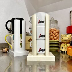 Schumm Plastic Pop Art Ayarlanabilir Fincan - Kupa Standı 
