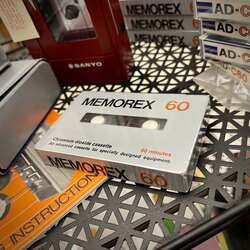Memorex Co. Jelatininde Açılmamış Boş Kaset 