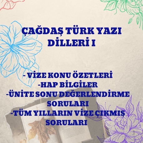 ÇAĞDAŞ TÜRK YAZI DİLLERİ I