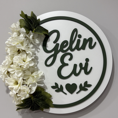 Gelin evi kapı süsü
