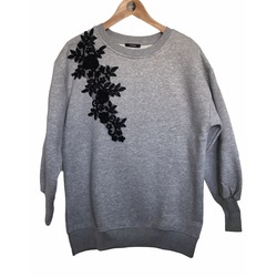 Güpür Detaylı Sweatshirt 