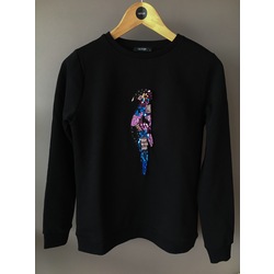 Kuş Aplikeli Sweatshirt 