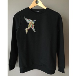 Kuş Aplikeli Sweatshirt 