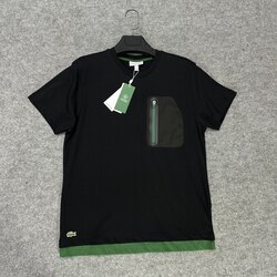 Lacoste Siyah Cepli Yeşil Şeritli