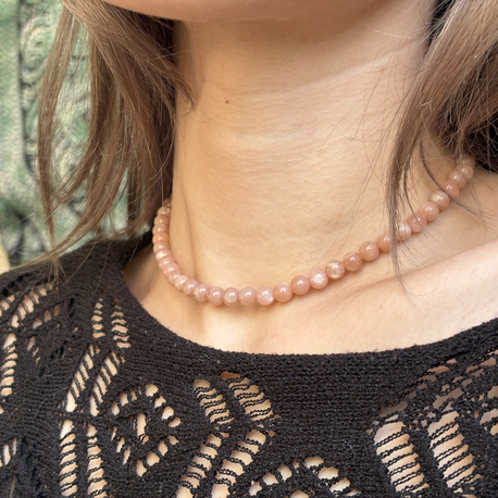 Güneş Taşı 6mm Kolye