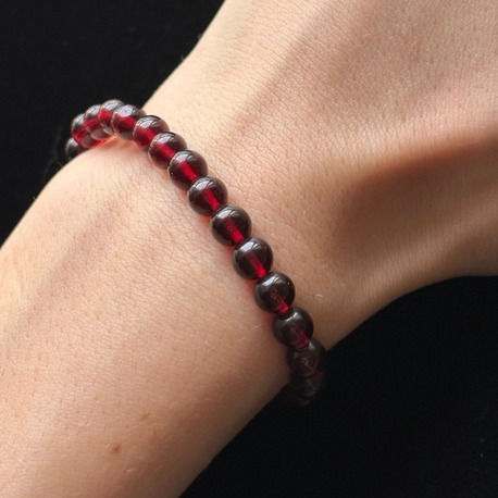 Lal/Garnet 6mm Bileklik