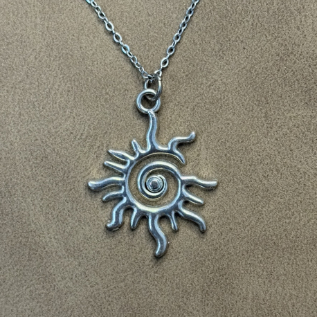 Spiral Güneş Kolye