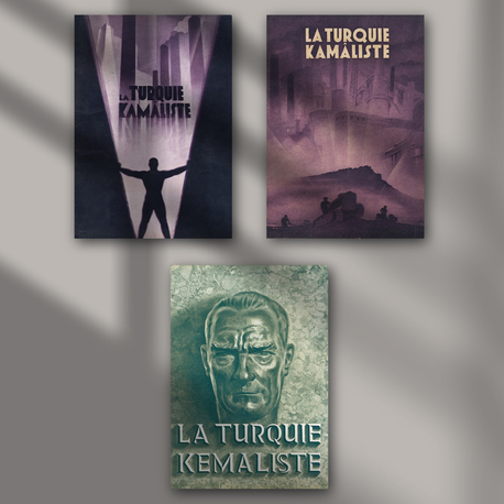 La Turquie Kemaliste Poster (Üçlü Set)