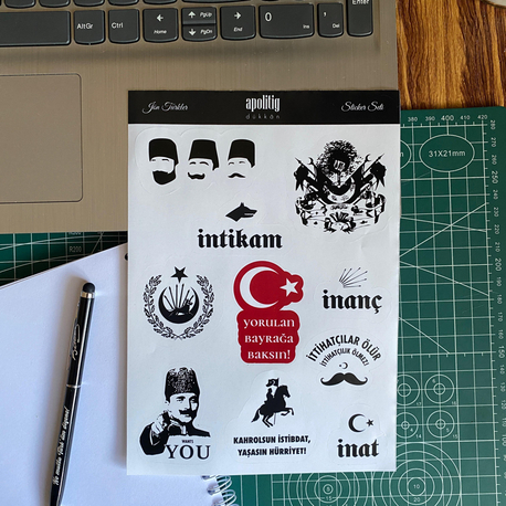 Jön Türkler Sticker Seti (10 Adet)