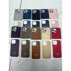 İphone 16 serisi MagSafe Deri Kılıf 