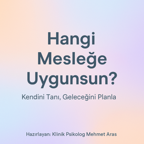 HANGİ MESLEĞE UYGUNSUN ?