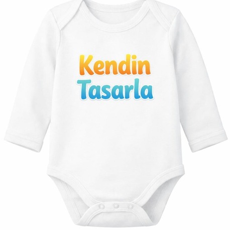 Kişiye Özel Baskılı Bebek Zıbını