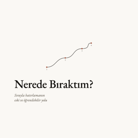 Kapsül Rehber 13 — Nerede Bıraktım?