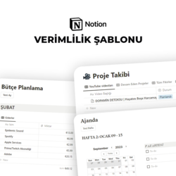 Notion Verimlilik Şablonu