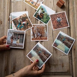 Kare Fotoğraf Baskısı HD Kalite Parlak (30 Adet)