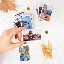 Klasik Mini Fotoğraf Baskısı HD Kalite Parlak (50 Adet)