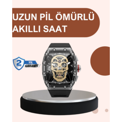 Uzun Pil Ömürlü Akıllı Saat Günlük ve Spor Kullanım