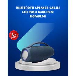 IPX5 Su Geçirmez Taşınabilir Bluetooth Hoparlör Renkli Işıklı