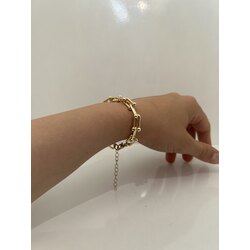 Premium Kalite Blanca Tiffany Gold Zincir Bileklik