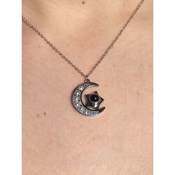 Yüz Dilde Seni Seviyorum Yazan Hilal Çelik Kolye Silver