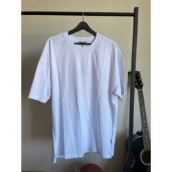 Beyaz Basic Oversize Tişört