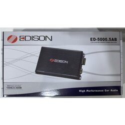 EDİSON 5 Kanal Amfi 100x4 rms, mono çıkışı 500 rms 